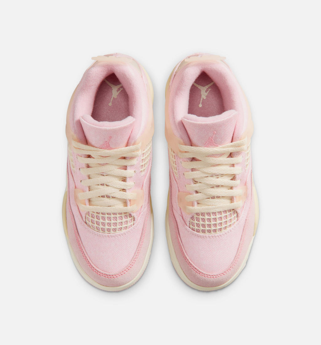 Air Jordan 4 Retro Pink Pearl & Iced Carmine – Preschool Lifestyle Sneaker (Pearl Pink / Iced Carmine / Coconut Milk)