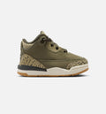 Air Jordan 3 Retro Medium Olive – Infant & Toddler Lifestyle Sneaker (Medium Olive / Sequoia / Neutral Olive / Sail)