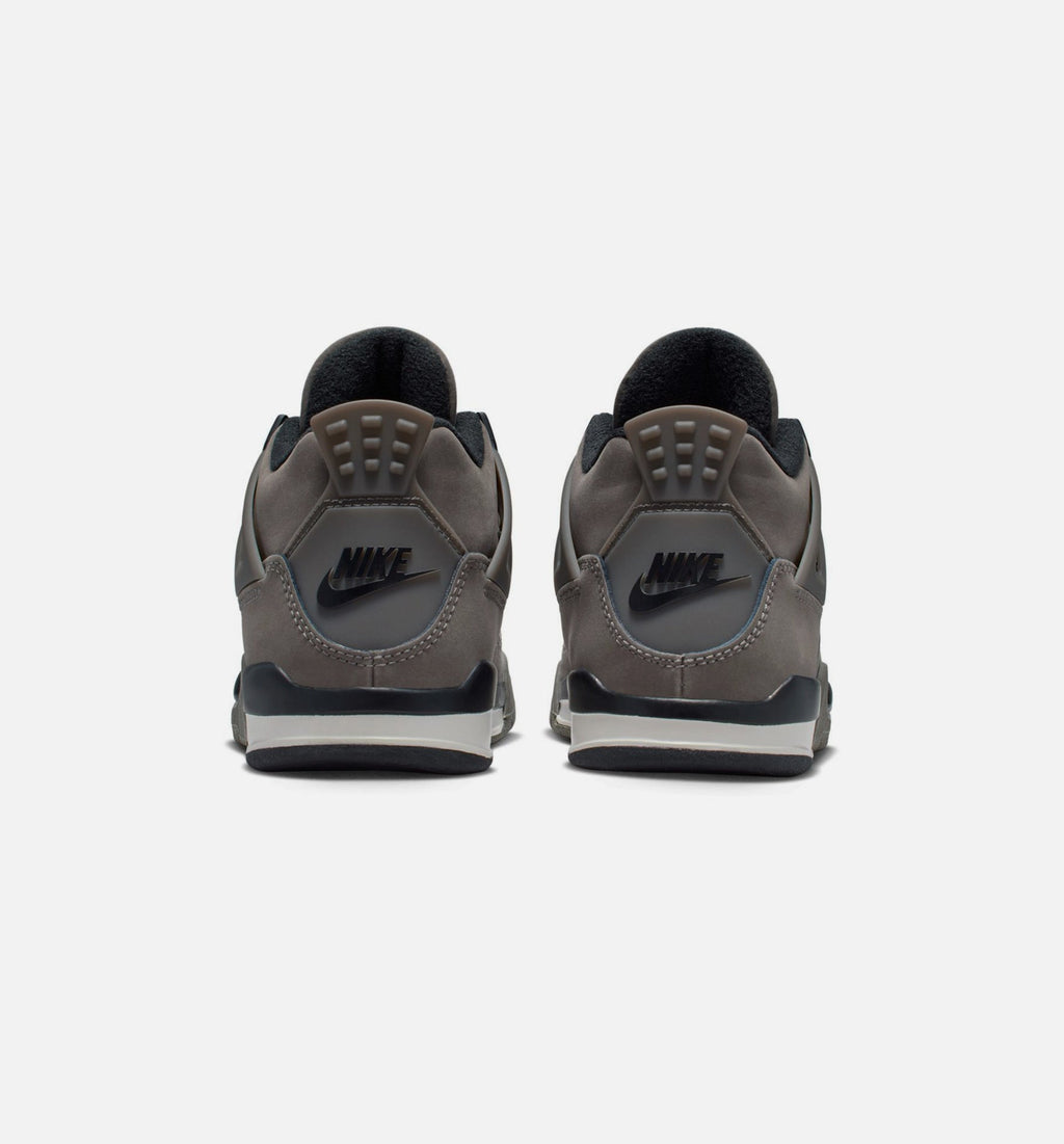 Air Jordan 4 Retro Cave Stone & Black – Preschool Lifestyle Sneaker (Cave Stone / Black / Moon Particle)