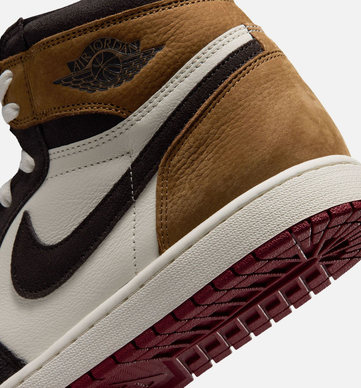 Air Jordan 1 Retro High OG Love Letter – Men's Lifestyle Sneaker (Shadow Brown / Team Red)