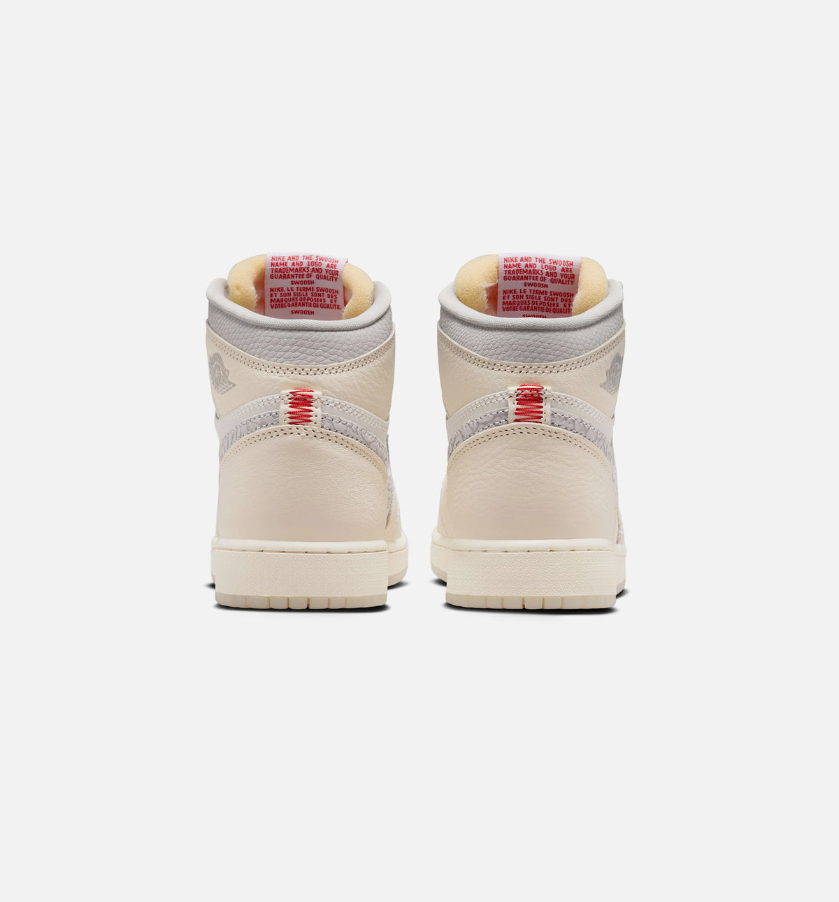 Air Jordan 1 Retro High OG – Grade School Lifestyle Sneaker (Sail / University Red / Pale Ivory)
