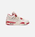 Air Jordan 4 Retro Valentine’s Day – Women's Lifestyle Sneaker (Pale Ivory / Sierra Red / Tough Red)