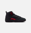 Air Jordan 12 Retro Bloodline – Grade School Lifestyle Sneaker (Black / Varsity Red)