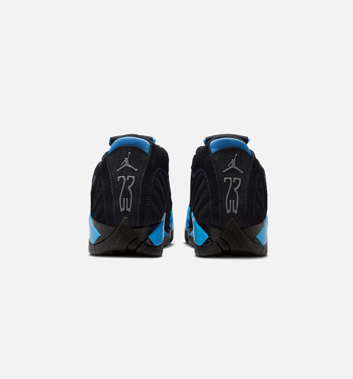 Air Jordan 14 Retro Black University Blue – Grade School Lifestyle Sneaker (Black / White / University Blue)