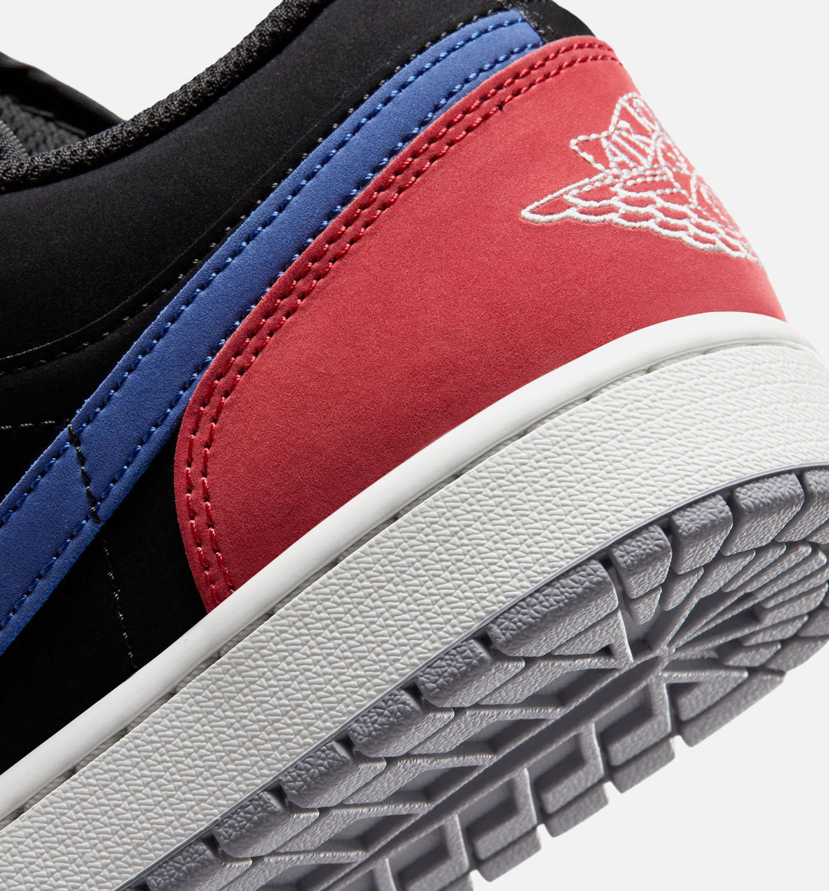 Air Jordan 1 Low – Men's Lifestyle Sneaker (Black / True Blue / Varsity Red)