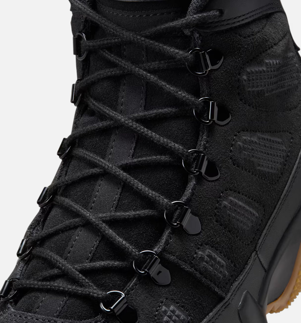 Air Jordan 9 Retro Boot – Men's Lifestyle Boot (Black / Black / Gum Light Brown)