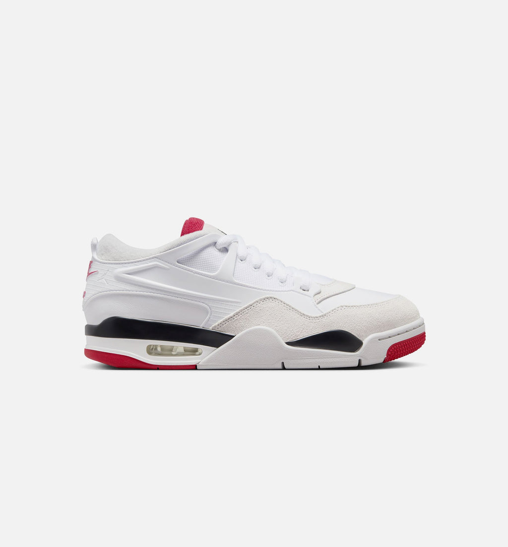 Air Jordan 4 RM – Men's Lifestyle Sneaker (White / Black / Neutral Grey / Varsity Red)
