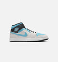Air Jordan 1 Mid SE – Men's Lifestyle Sneaker (Summit White / Blue Chill / Black)