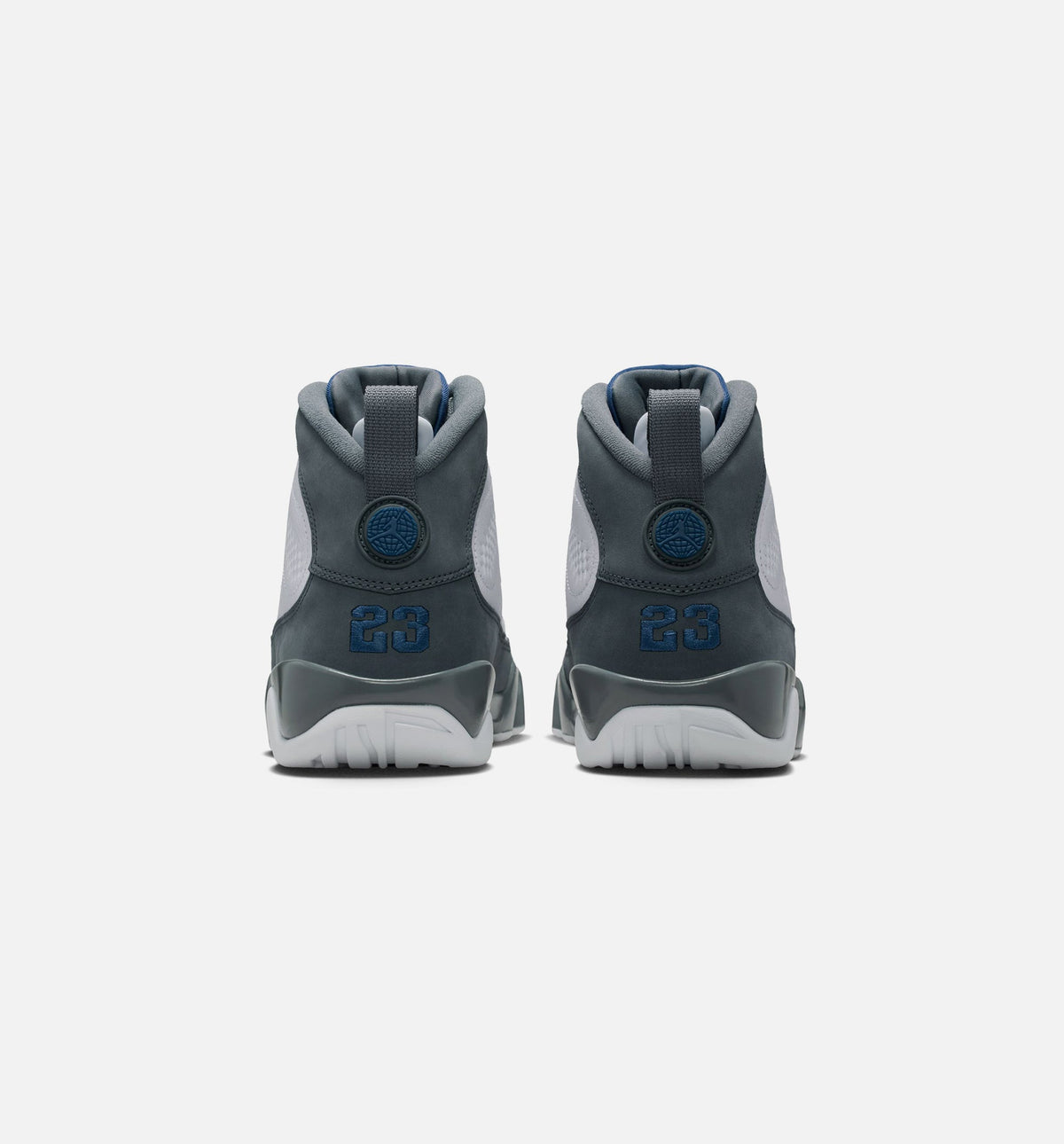 Air Jordan 9 Retro Flint Grey and French Blue – Men's Lifestyle Sneaker (White / French Blue / Flint Grey)