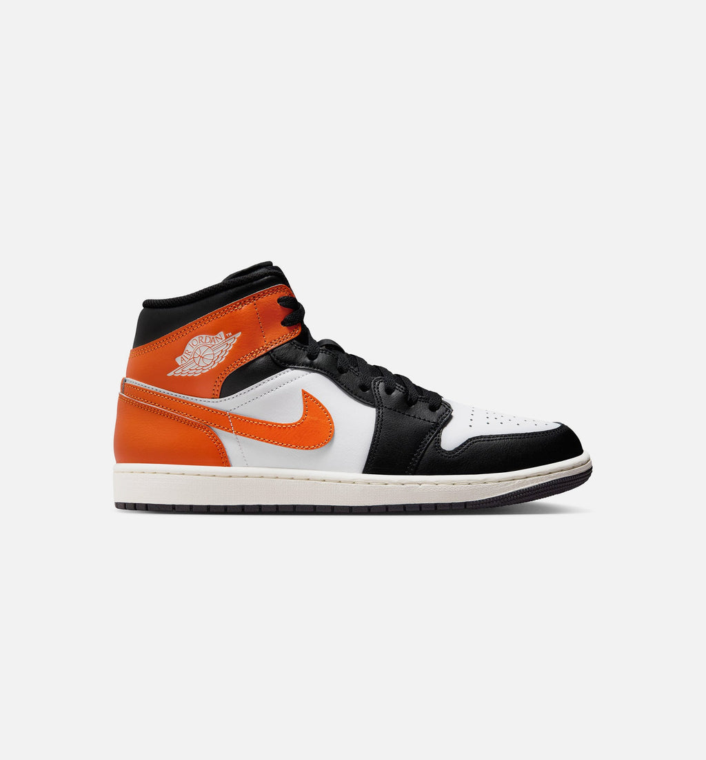Air Jordan 1 Mid – Men's Lifestyle Sneaker (Starfish / White / Sail / Black)