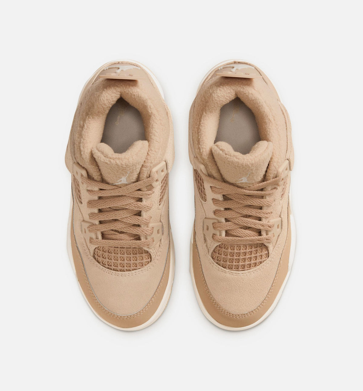 Air Jordan 4 Retro Cozy Girl – Preschool Lifestyle Sneaker (Hemp / Light Orewood Brown)