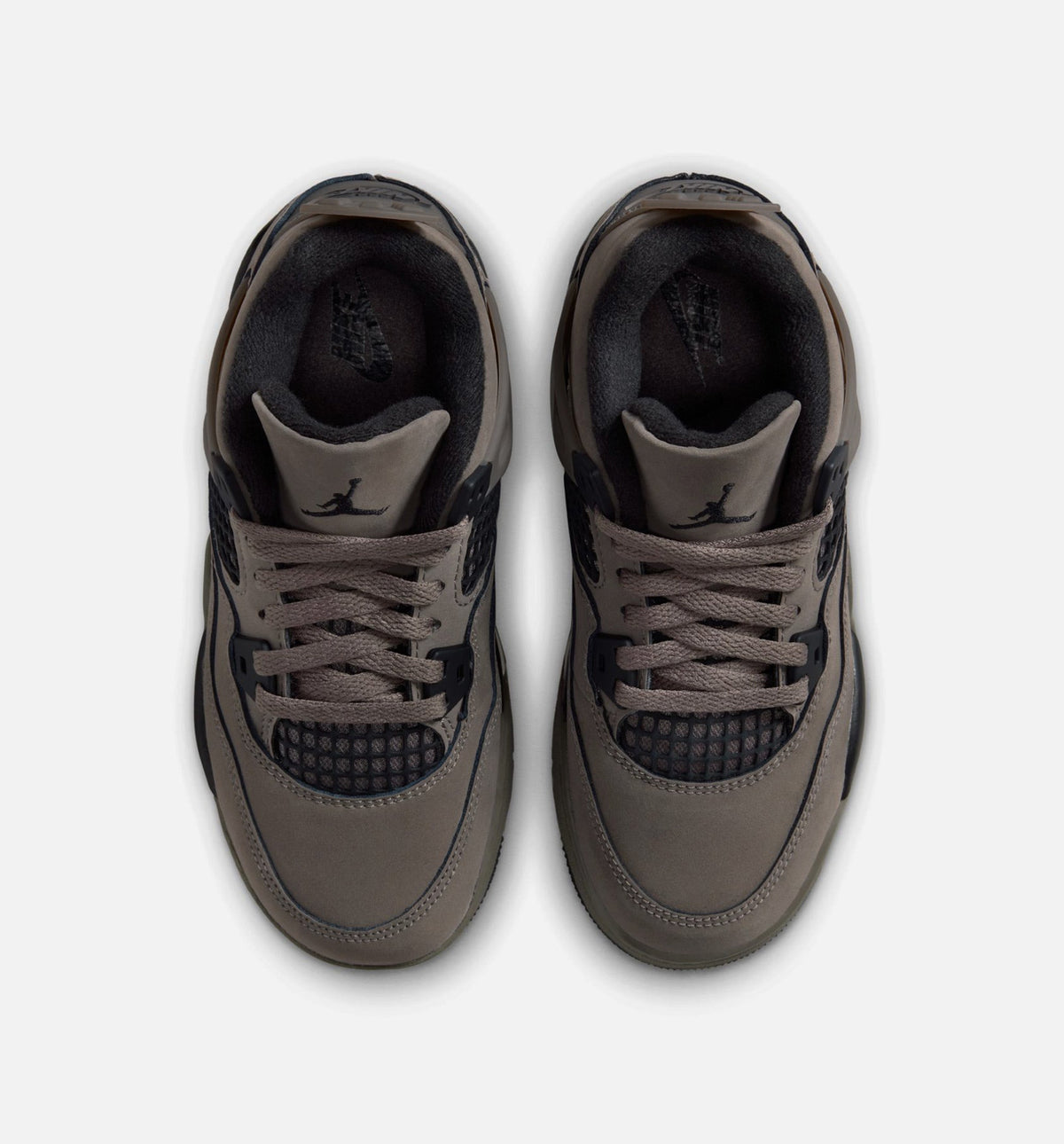 Air Jordan 4 Retro Cave Stone & Black – Preschool Lifestyle Sneaker (Cave Stone / Black / Moon Particle)