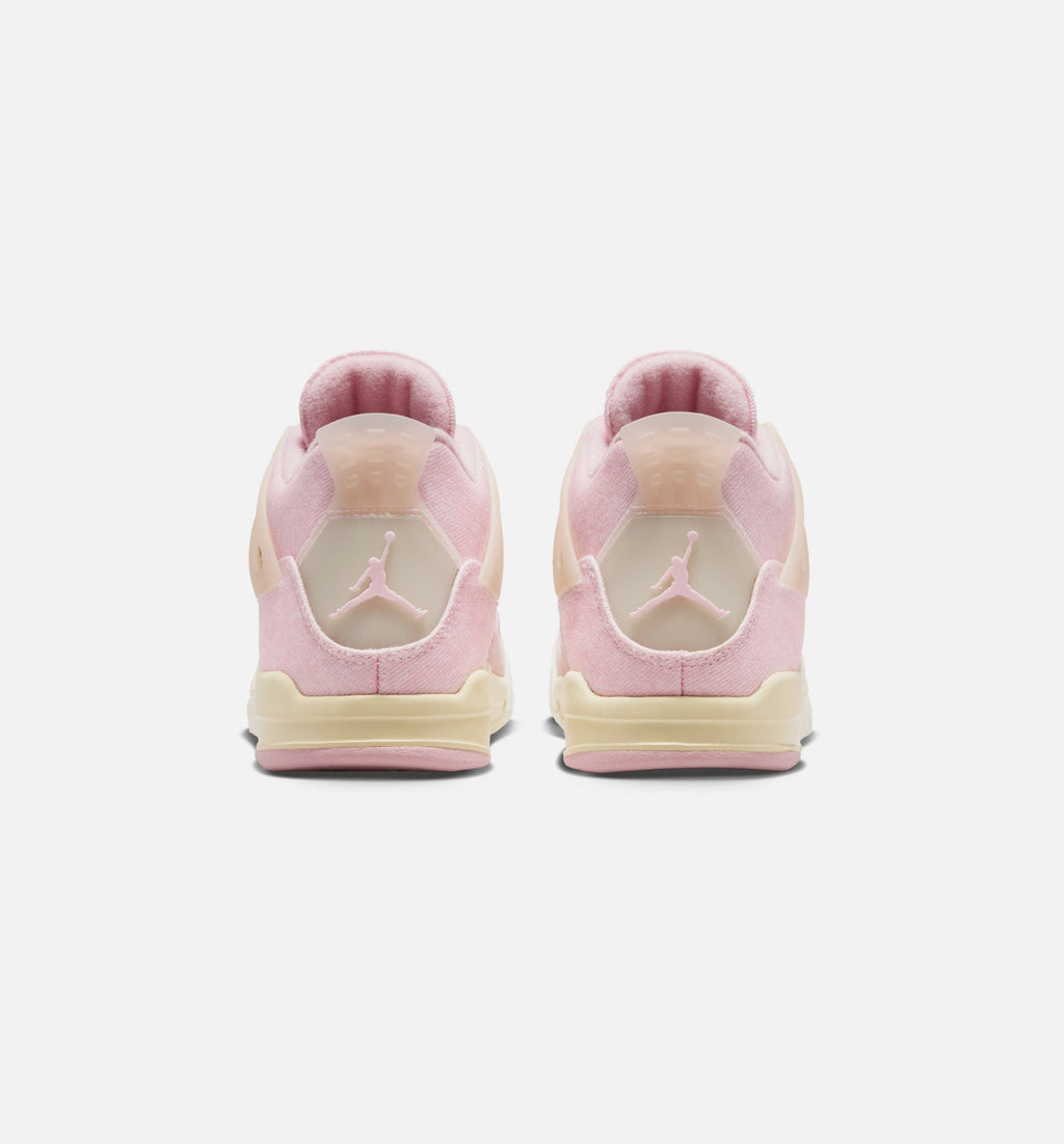 Air Jordan 4 Retro Pink Pearl & Iced Carmine – Preschool Lifestyle Sneaker (Pearl Pink / Iced Carmine / Coconut Milk)