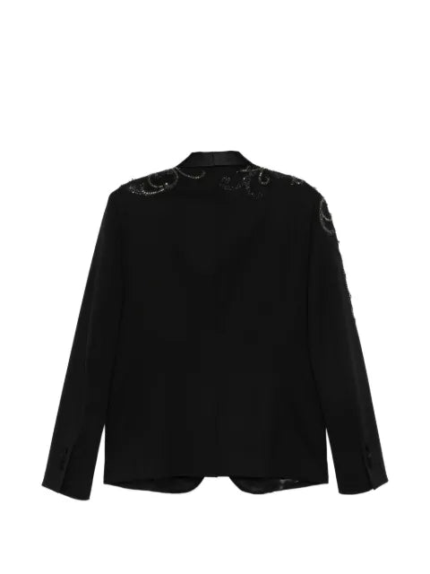 Balmain crystal-embellished blazer