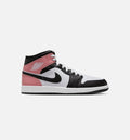 Air Jordan 1 Mid – Men's Lifestyle Sneaker (White / Rust Pink / Black)