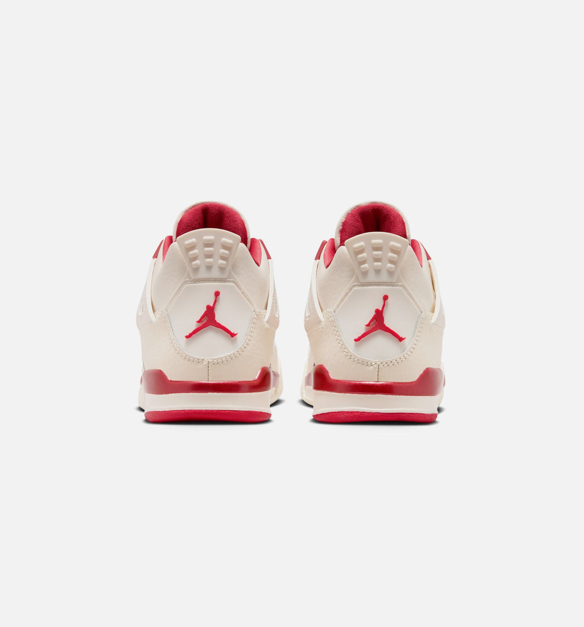 Air Jordan 4 Retro Valentine’s Day – Preschool Lifestyle Sneaker (Pale Ivory / Sierra Red / Tough Red)