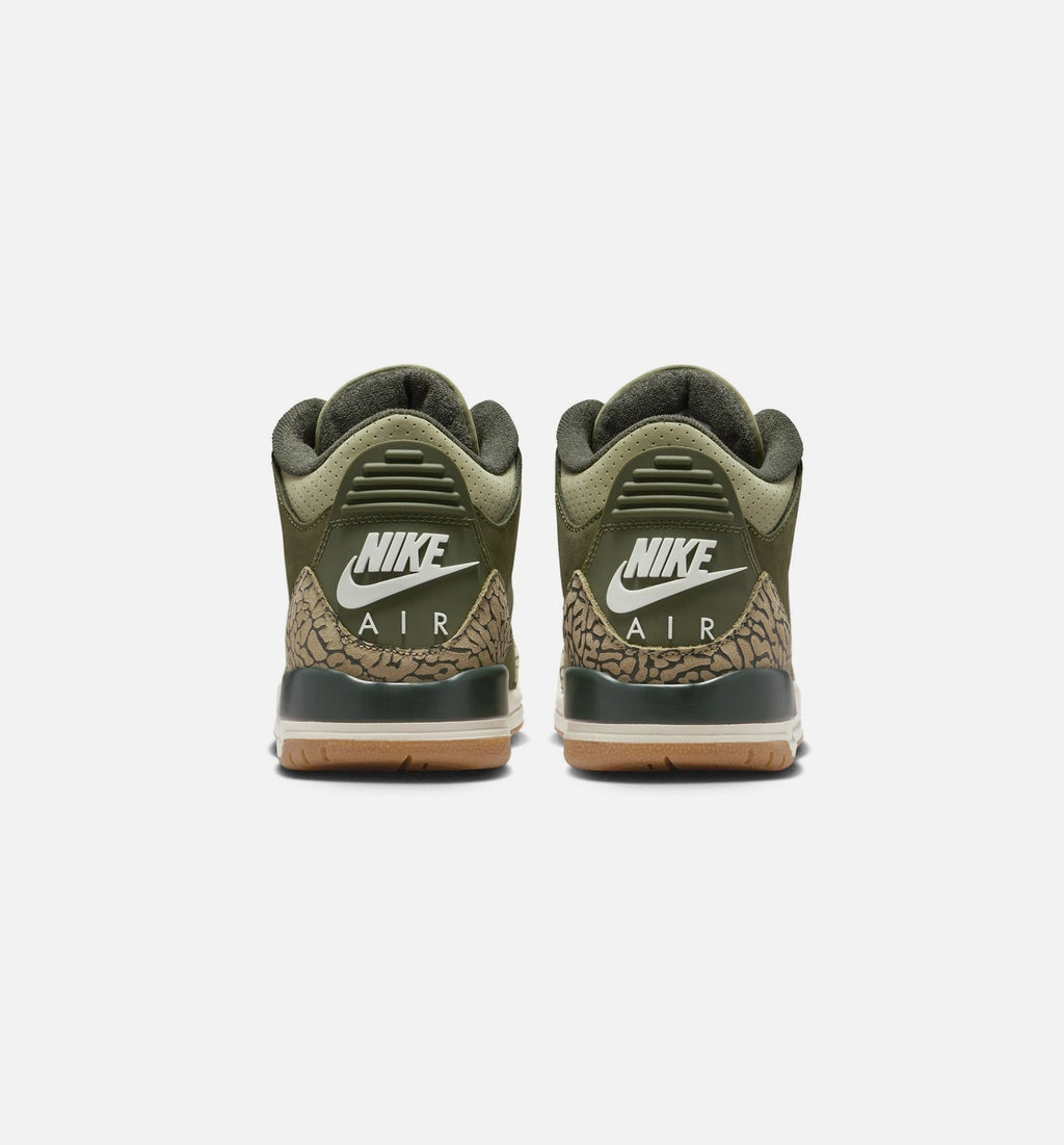 Air Jordan 3 Retro Medium Olive – Grade School Lifestyle Sneaker (Medium Olive / Sequoia / Neutral Olive / Sail)