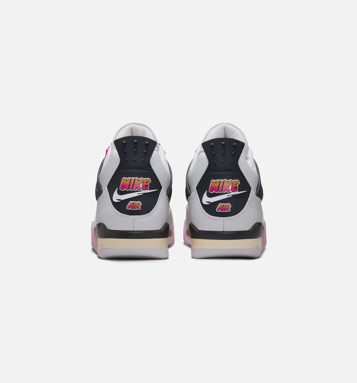 Air Jordan 4 Retro Comic – Men's Lifestyle Sneaker (Off White / Fire Pink / Anthracite)