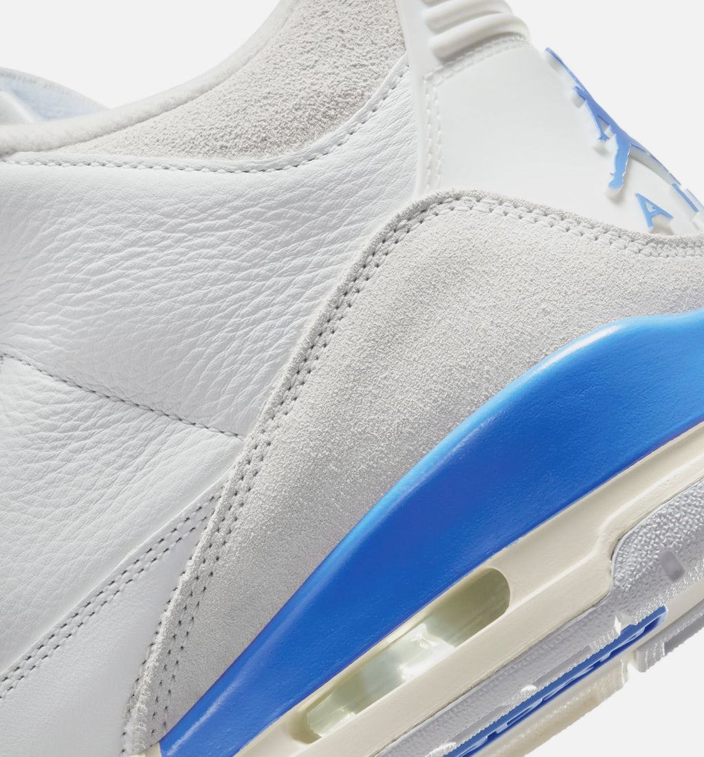 Air Jordan 3 Retro Lucky Shorts – Men's Lifestyle Sneaker (Summit White / Hydrogen Blue / Legend Blue)