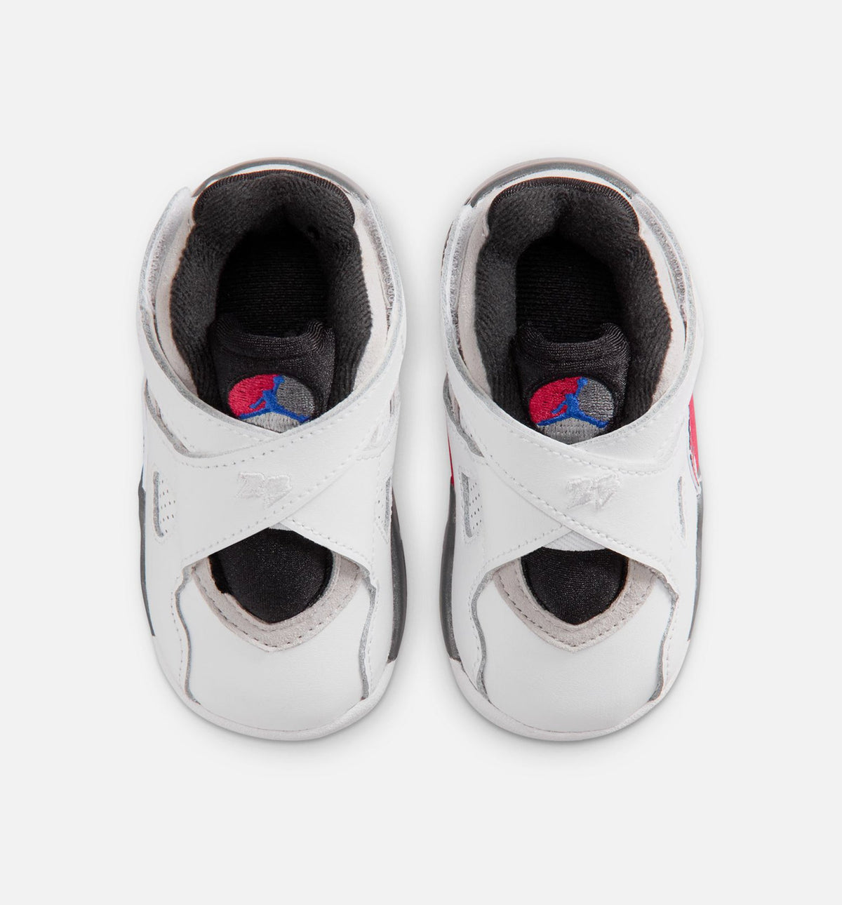 Air Jordan 8 Retro White and True Red – Infant & Toddler Lifestyle Sneaker (White / Black / True Red)