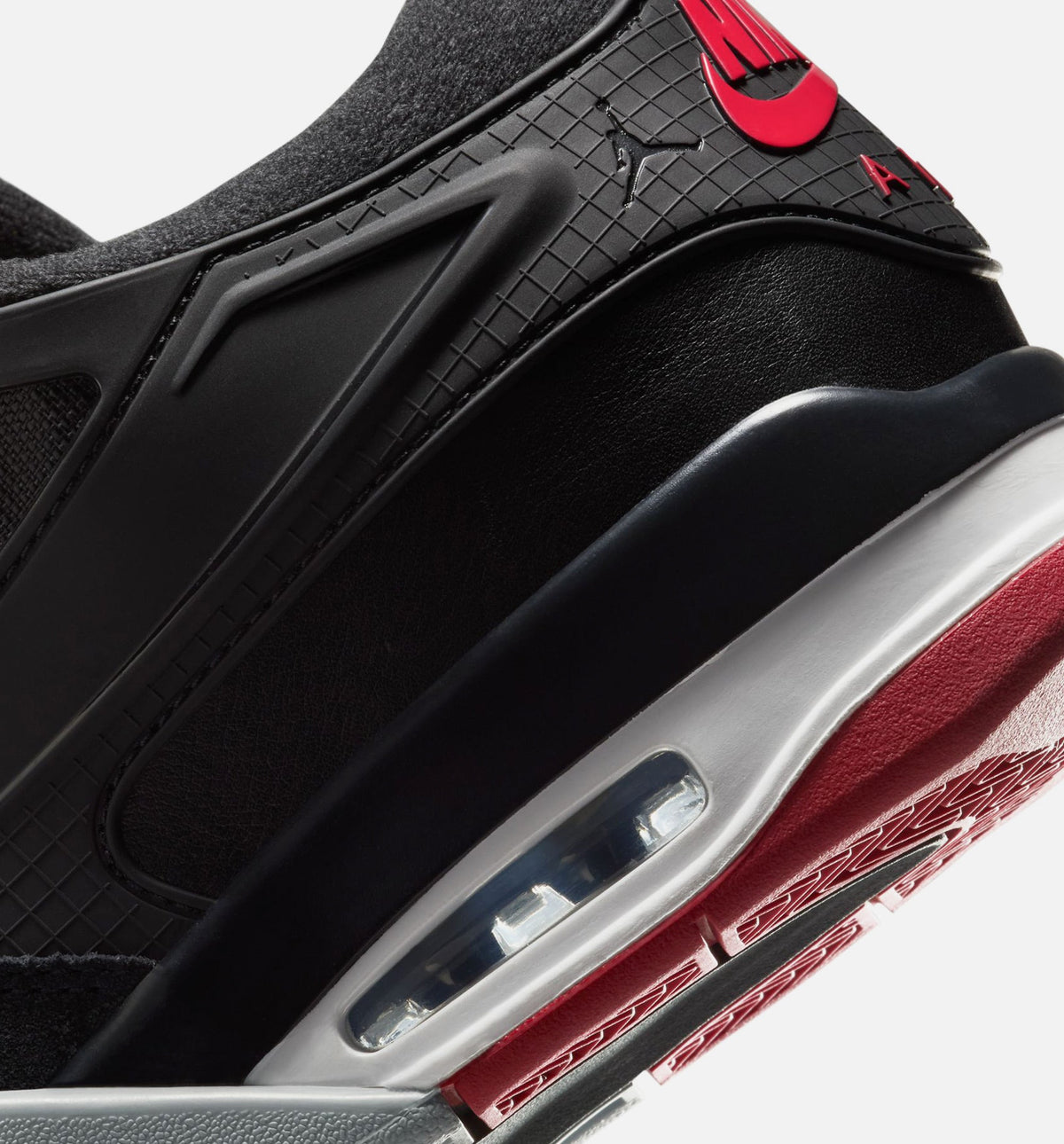 Air Jordan 4 RM – Men's Lifestyle Sneaker (Black / Wolf Grey / White / Varsity Red)
