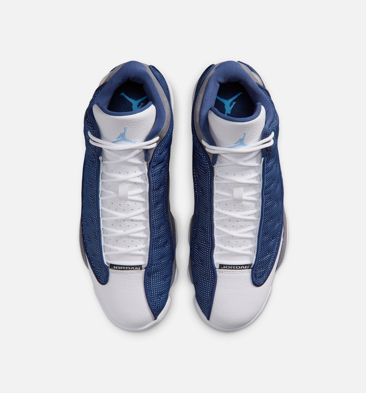 Air Jordan 13 Retro Navy and Flint Grey – Men's Lifestyle Sneaker (Navy / University Blue / Flint Grey / White)