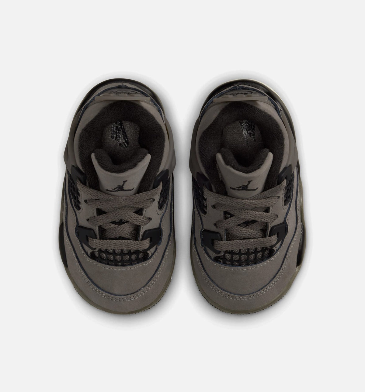 Air Jordan 4 Retro Cave Stone & Black – Infant & Toddler Lifestyle Sneaker (Cave Stone / Black / Moon Particle)