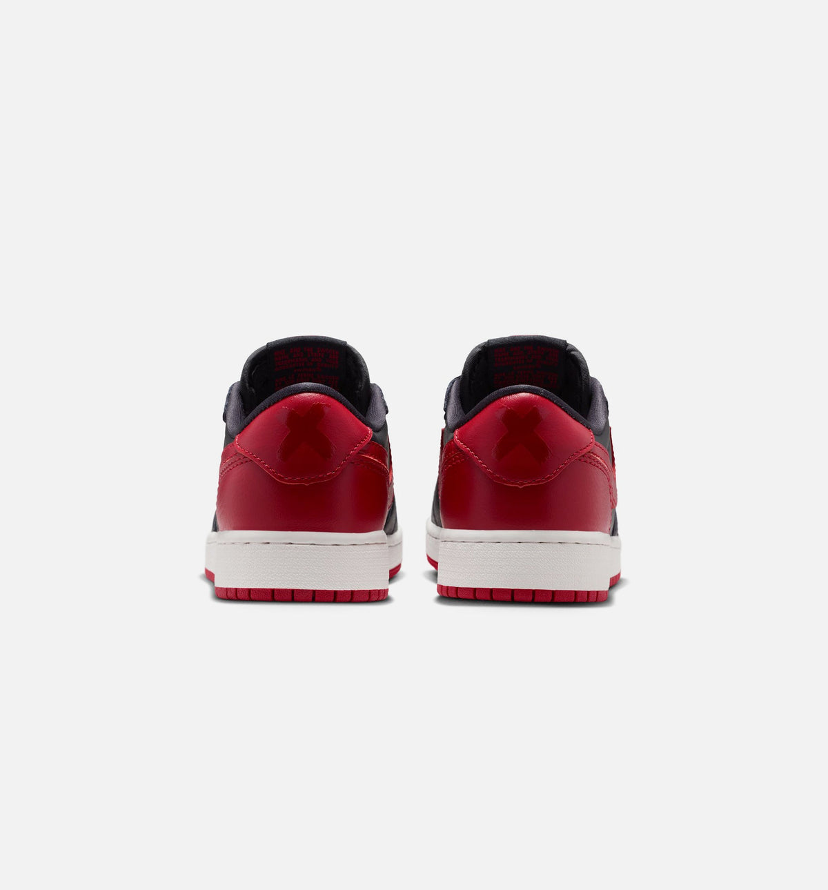 Air Jordan 1 Retro Low OG Banned – Grade School Lifestyle Sneaker (Black / Varsity Red)