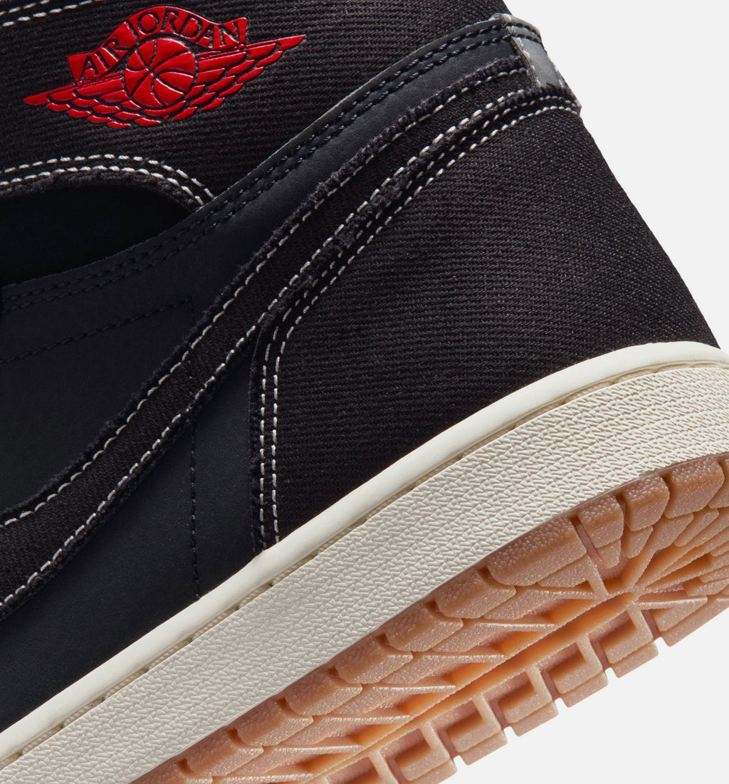 Air Jordan 1 Retro High OG Flight Club – Men's Lifestyle Sneaker (Black / University Red)