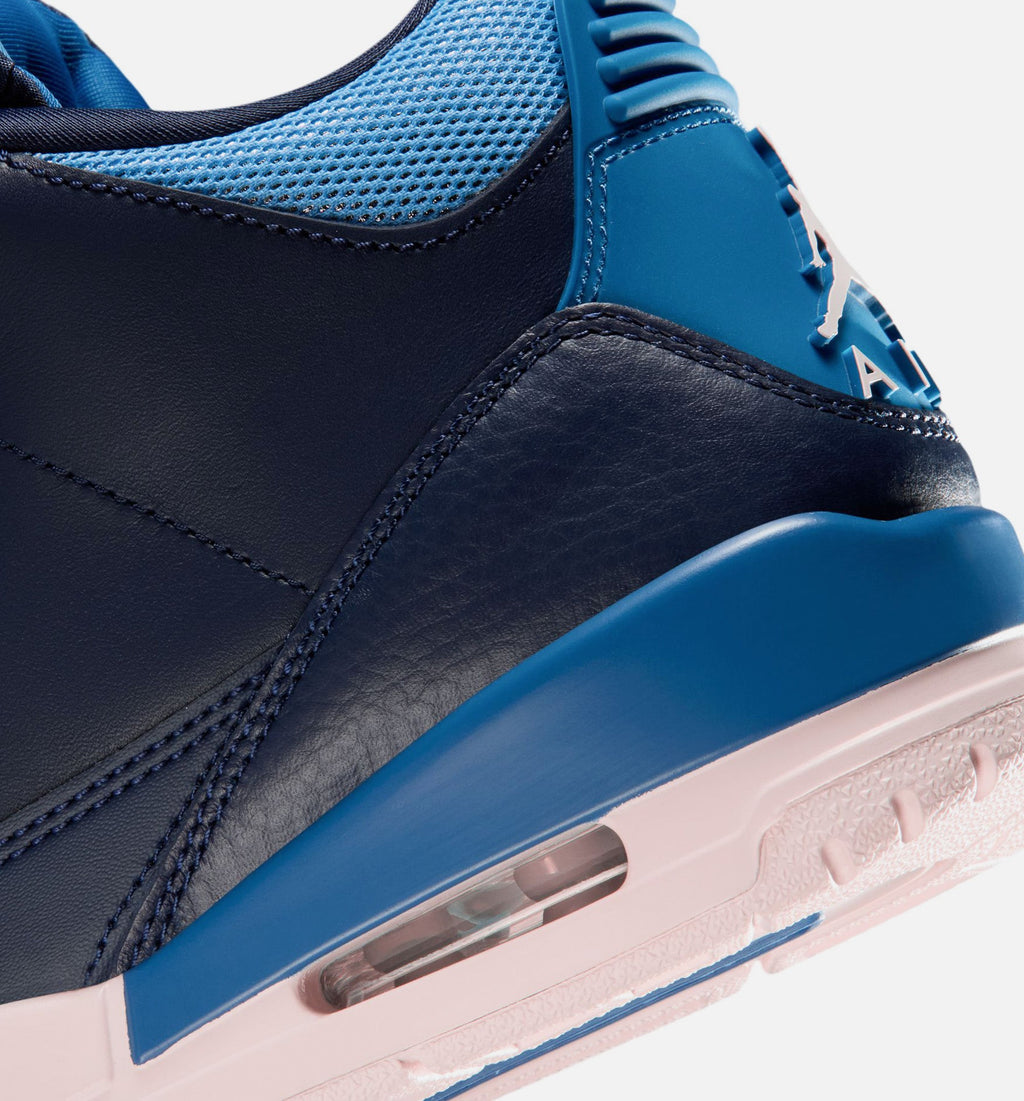 Air Jordan 3 Retro Sport Renaissance – Women's Lifestyle Sneaker (Obsidian / Chalk / Track Red)