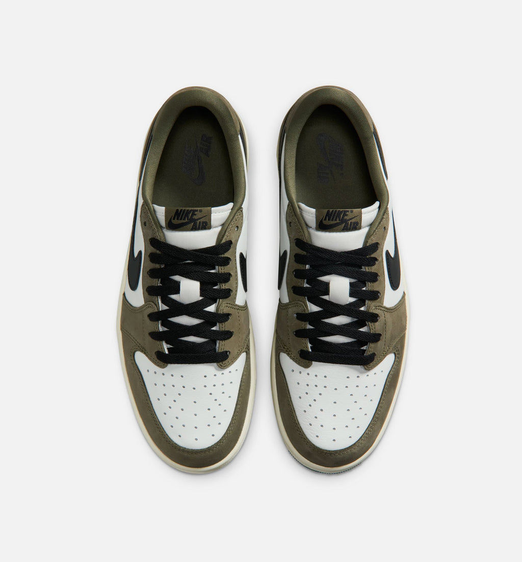 Air Jordan 1 Low OG – Men's Lifestyle Sneaker (Medium Olive / Summit White)