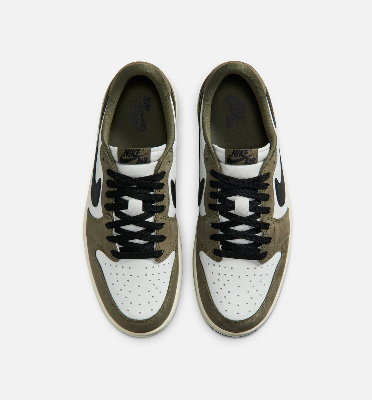 Air Jordan 1 Low OG – Men's Lifestyle Sneaker (Medium Olive / Summit White)