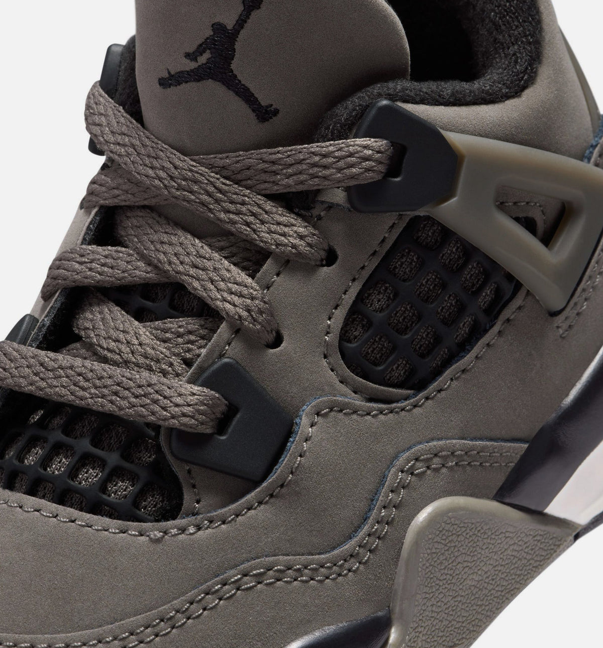 Air Jordan 4 Retro Cave Stone & Black – Infant & Toddler Lifestyle Sneaker (Cave Stone / Black / Moon Particle)