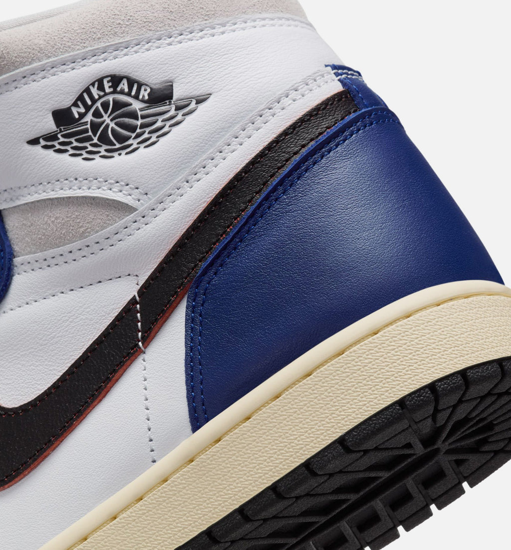 Air Jordan 1 Retro High OG Rare Air – Men's Lifestyle Sneaker (Deep Royal Blue / White)