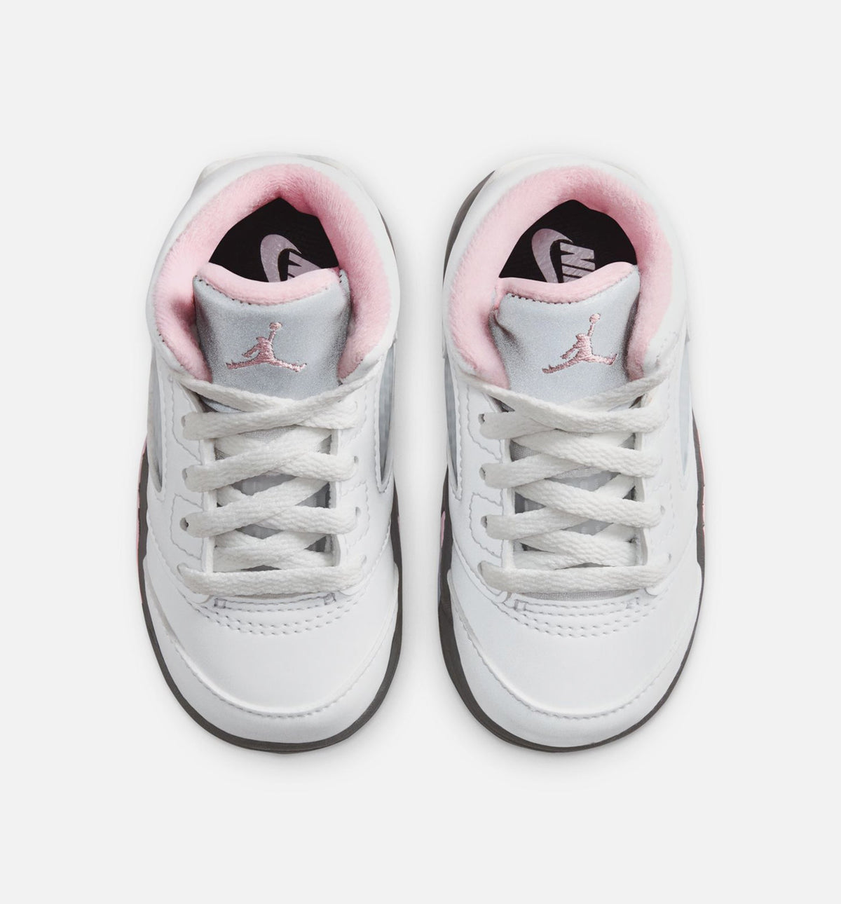 Air Jordan 5 Retro Medium Soft Pink – Infant & Toddler Lifestyle Sneaker (White / Black / Medium Soft Pink)