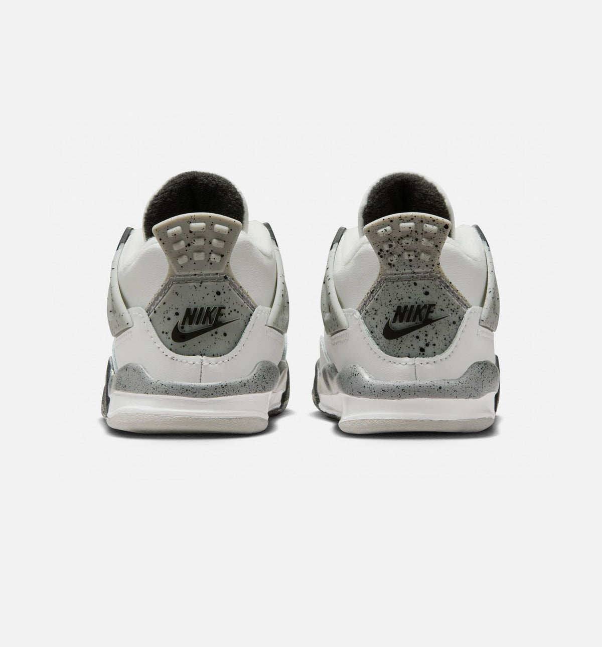 Air Jordan 4 Retro White Cement – Infant & Toddler Lifestyle Sneaker (Summit White / Fire Red / Cement Grey / Black)