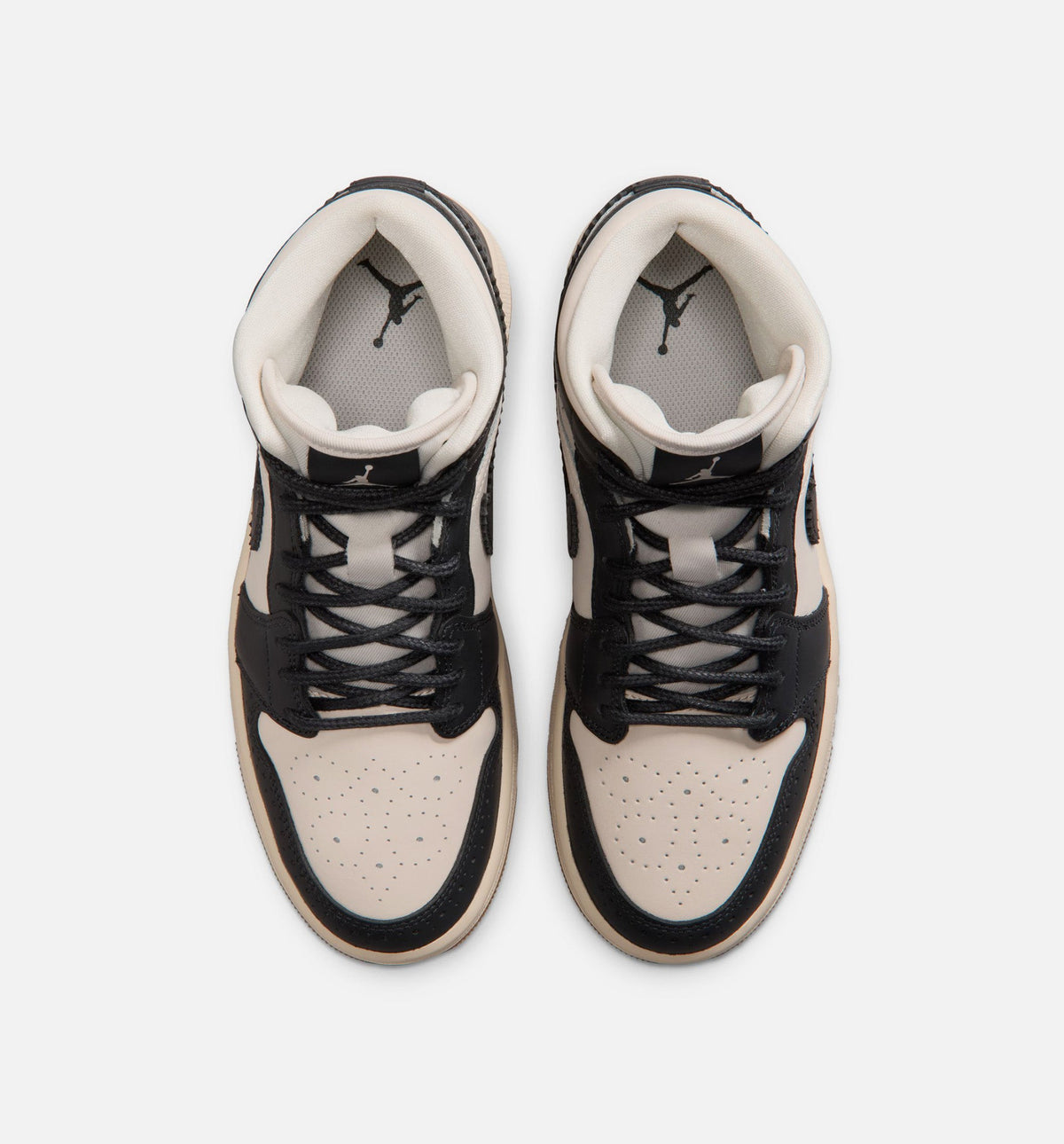 Air Jordan 1 Mid SE – Women's Lifestyle Sneaker (Off-Noir / Chalk / Pearl White)