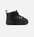 Air Jordan 12 Retro Bloodline – Infant & Toddler Lifestyle Sneaker (Black / Varsity Red)