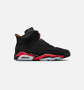 Air Jordan 6 Retro Infrared Salesman – Men's Lifestyle Sneaker (Black / Light Crimson)