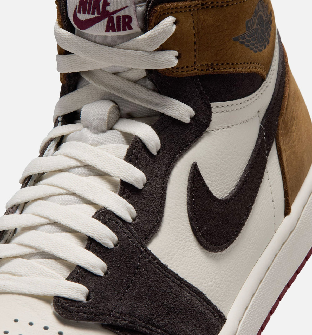 Air Jordan 1 Retro High OG Love Letter – Men's Lifestyle Sneaker (Shadow Brown / Team Red)