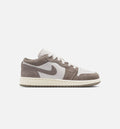 Air Jordan 1 Low – Grade School Lifestyle Sneaker (Olive Grey)