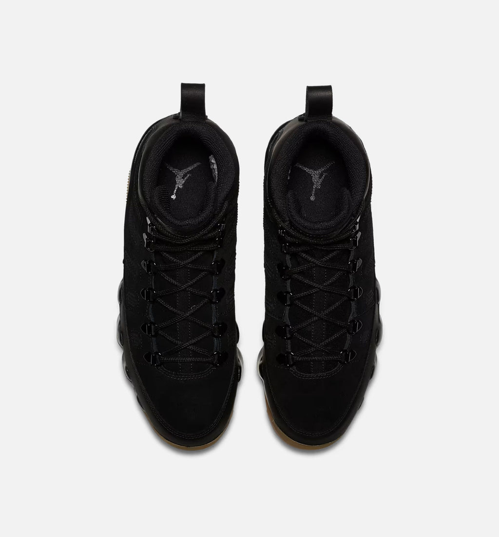 Air Jordan 9 Retro Boot – Men's Lifestyle Boot (Black / Black / Gum Light Brown)