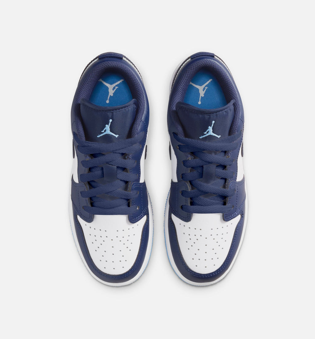 Air Jordan 1 Low – Grade School Lifestyle Sneaker (Midnight Navy)