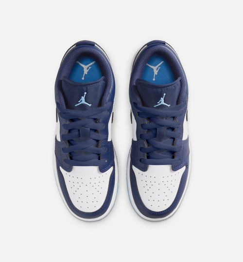 Air Jordan 1 Low – Grade School Lifestyle Sneaker (Midnight Navy)