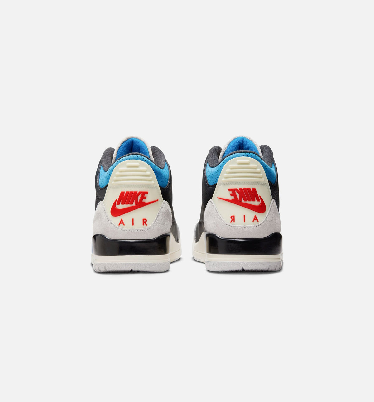 Air Jordan 3 Retro OG Rare Air – Men's Lifestyle Sneaker (Black / Chile Red / Neutral Grey)