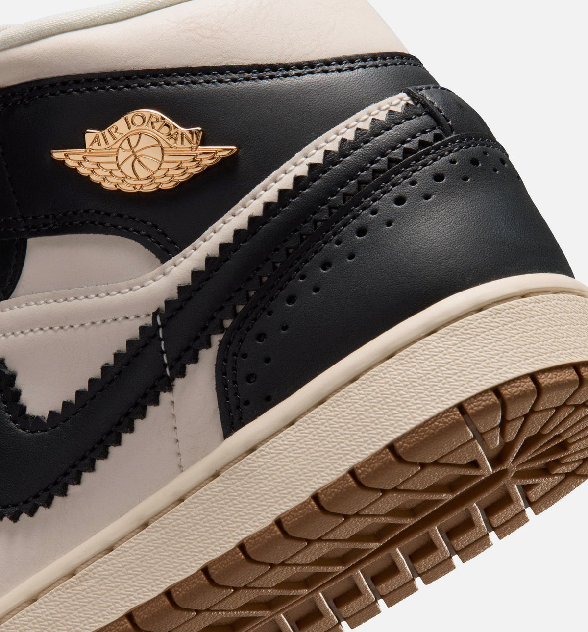 Air Jordan 1 Mid SE – Women's Lifestyle Sneaker (Off-Noir / Chalk / Pearl White)