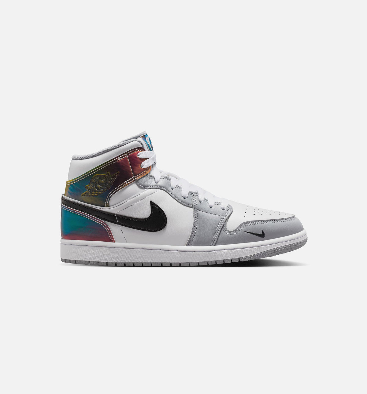 Air Jordan 1 Mid SE – Men's Lifestyle Sneaker (Black / White / Wolf Grey)