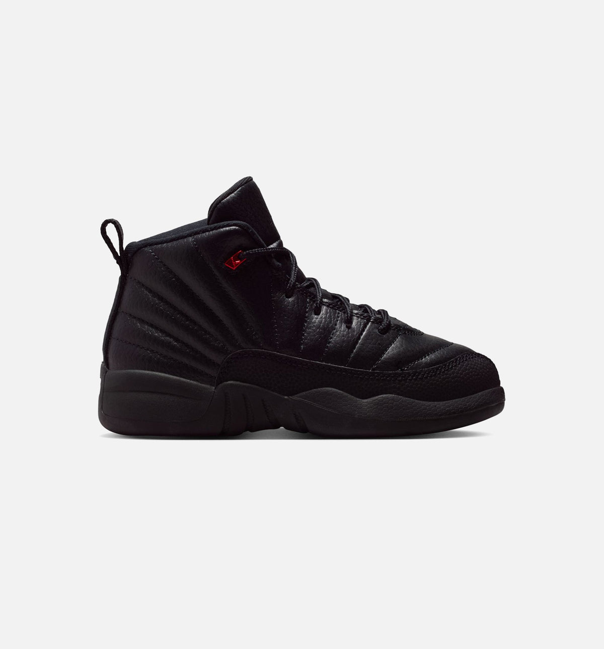 Air Jordan 12 Retro Bloodline – Preschool Lifestyle Sneaker (Black / Varsity Red)