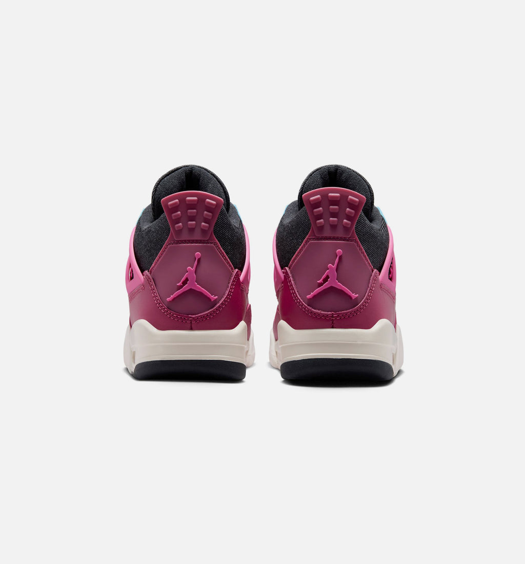 Air Jordan 4 Retro She’s a Star – Grade School Lifestyle Sneaker (Sweet Beet / Desert Pink / Off Noir / Chalk)