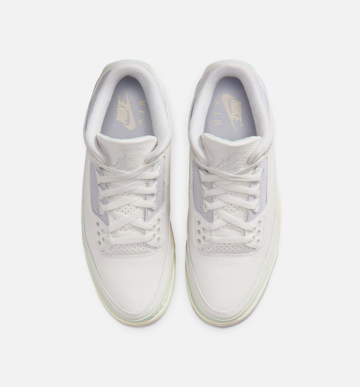 Air Jordan 3 Retro Sail & Jade Aura – Men's Lifestyle Sneaker (Sail / Jade Aura / Aura / Iced Carmine)